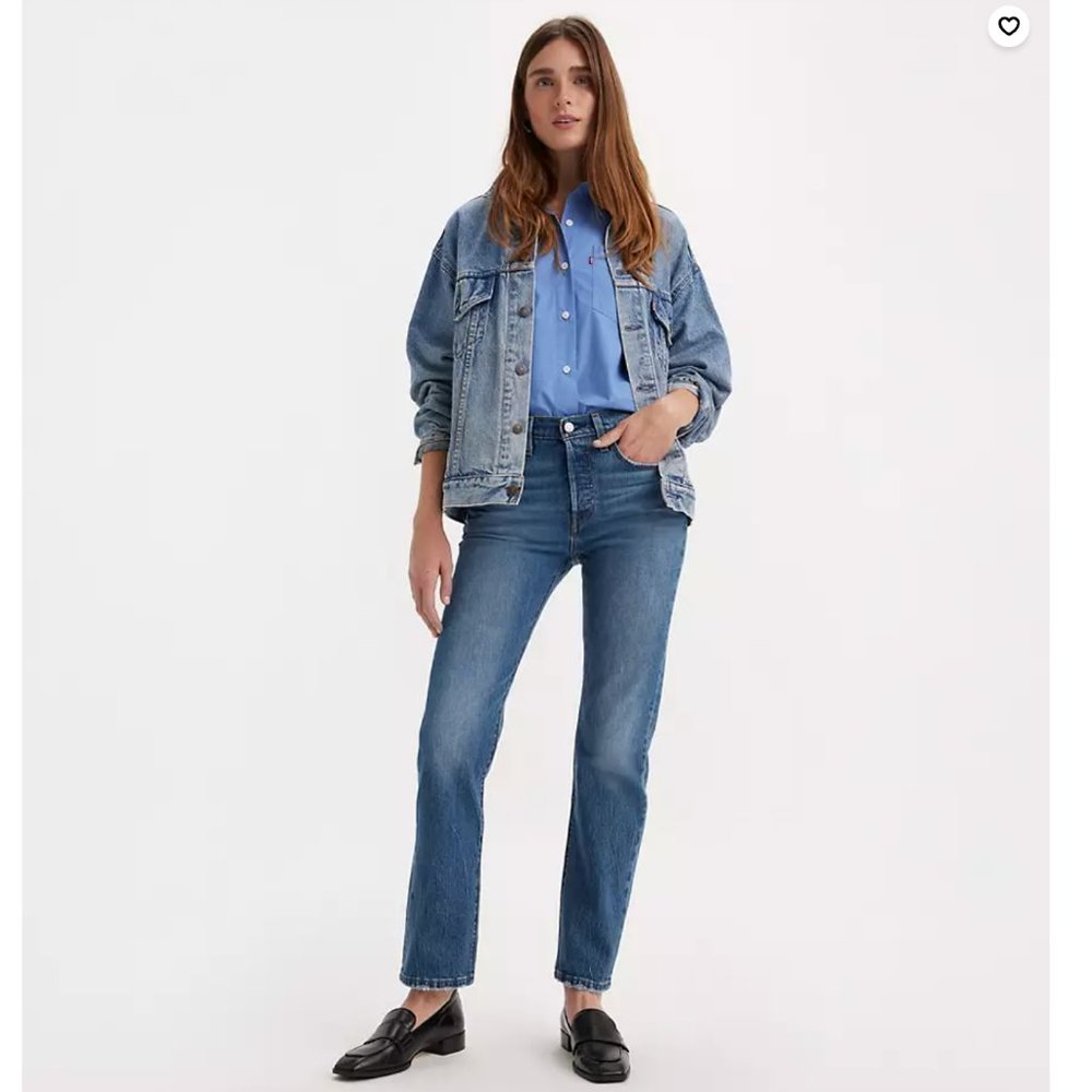 Levi's 501® Original Fit Women's Jeans - Erin Can't Wait - Medium Wash - Stretch